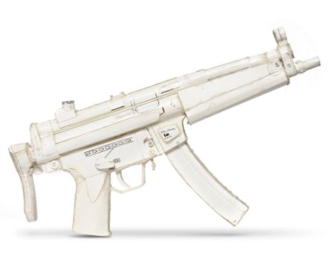TOM SACHS (b. 1966)Untitled (HK MP5) 1998 ink, glue, card and foamboard 25.4 by 49 by 6 cm.10 by 19 5/16 by 2 3/8 in.This wor