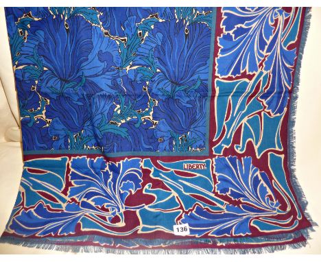 Vintage Liberty large scarf (small moth damage)