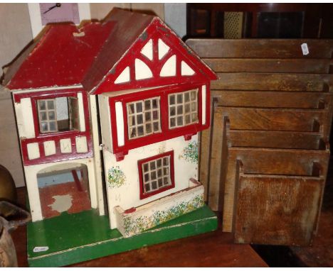 Doll's House, a letter rack and a clock