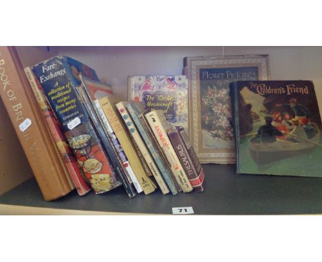 The Creda Housecraft Manual, "The Childrens Friend" annual and other books