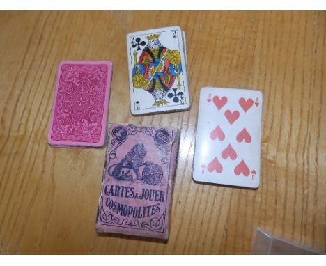 A pack of old Belgian playing cards – 'Cosmpolites No 1203'