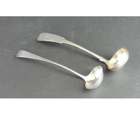 Perth; A George III Scottish provincial silver toddy ladleFiddle pattern, initialled with 'G', by Charles Murray, marks 'CM',