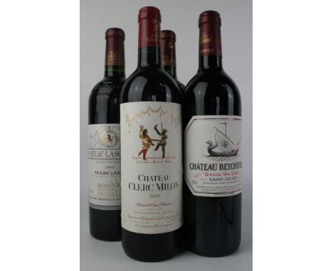 4 Bottles mixed Lot Vintage 2000 Haut Medoc Grands Crus ClassesComprising 2 bottles Chateau Lascombes Grand Cru Classe Margau