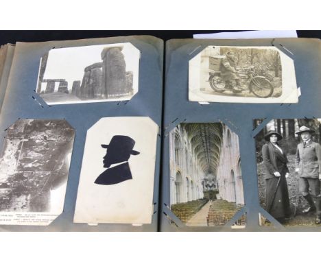 An album containing approximately 280 postcards of First World War ScenesTo include French Generals, damaged buildings, Germa