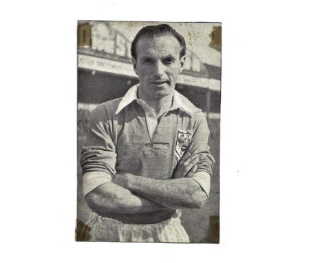 Football Legends Stanley Mathews 4x3 signed b/w vintage newspaper photo. Sir Stanley Matthews, CBE (1 February 1915 - 23 Febr