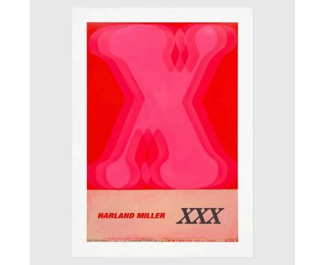 Harland Miller (British 1964-), 'XXX', 2023, screenprint in colours on Somerset paper, signed and numbered from an edition of