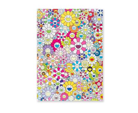 Takashi Murakami (Japanese 1962-), 'An Homage To Yves Klein, Multicolor B', 2012, offset lithograph in colours on wove paper,