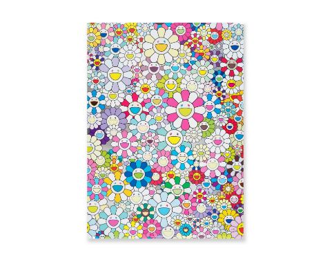 Takashi Murakami (Japanese 1962-), 'An Homage To Yves Klein, Multicolor C', 2012, offset lithograph in colours on wove paper,