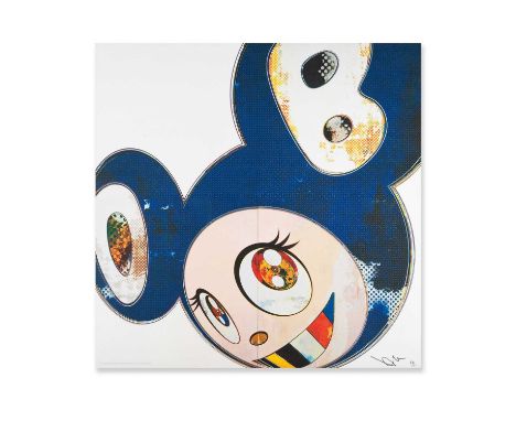 Takashi Murakami (Japanese 1962-), 'And Then x6 Blue', 2013, offset lithograph in colours on wove paper, signed and numbered 