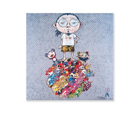 Takashi Murakami (Japanese 1962-), 'Me and the Mr. DOBs', 2013, offset lithograph in colours on wove paper, signed and number