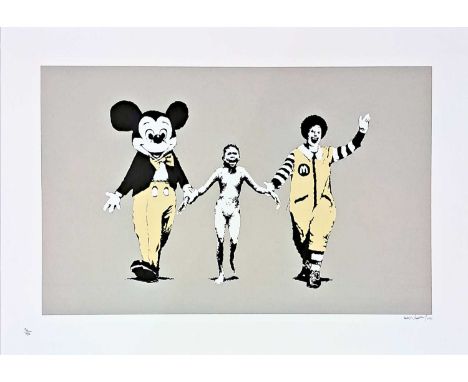 Banksy (British 1974-), 'Napalm', 2004, screenprint in colours on wove paper, signed, dated and numbered from an edition of 1