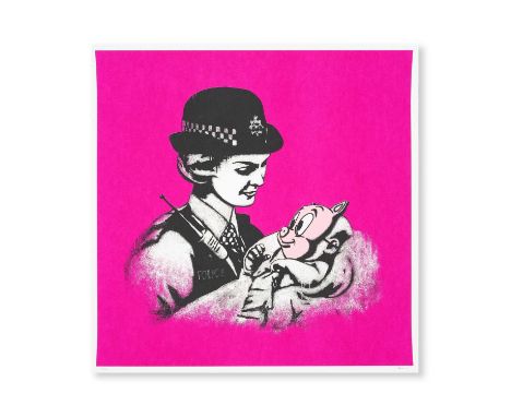 Dolk (Norwegian 1979-), 'Pig Mask (Pink)', 2012, screenprint on 300gsm Conqueror Connoisseur Soft White paper, signed and num