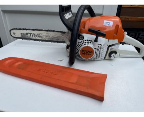 STIHL MS231C petrol chainsaw, 14" blade