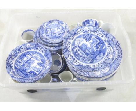 Collection of Spode Blue Italian pattern blue and white dinner and teaware (qty) 
