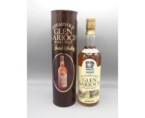 Glen Garioch 10 year old single malt scotch whisky, Morrison's Glengarioch Distillery Old Meldrum Aberdeenshire Scotland, 75c