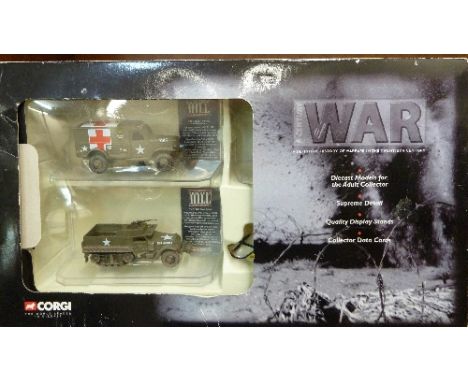 A Corgi Korean War military vehicle set, boxed, a/f