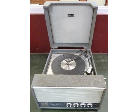 A Decca 205 Deram Pick-Up record player, with instructions and spare stylus