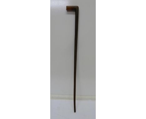 An antelope horn swagger stick, length 51cm