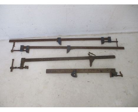 Four sash clamps.