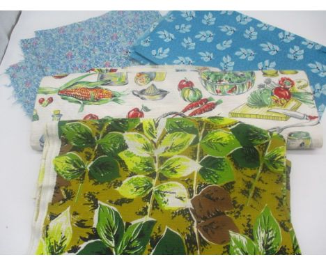 A small collection of vintage fabric