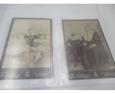 An album of vintage postcards