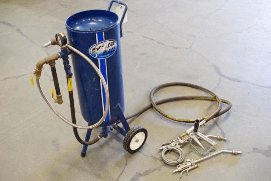 TRUMAN SAND BLAST Sand Blasting Machine (M/N 99-S) w/ (3) Cleaveland