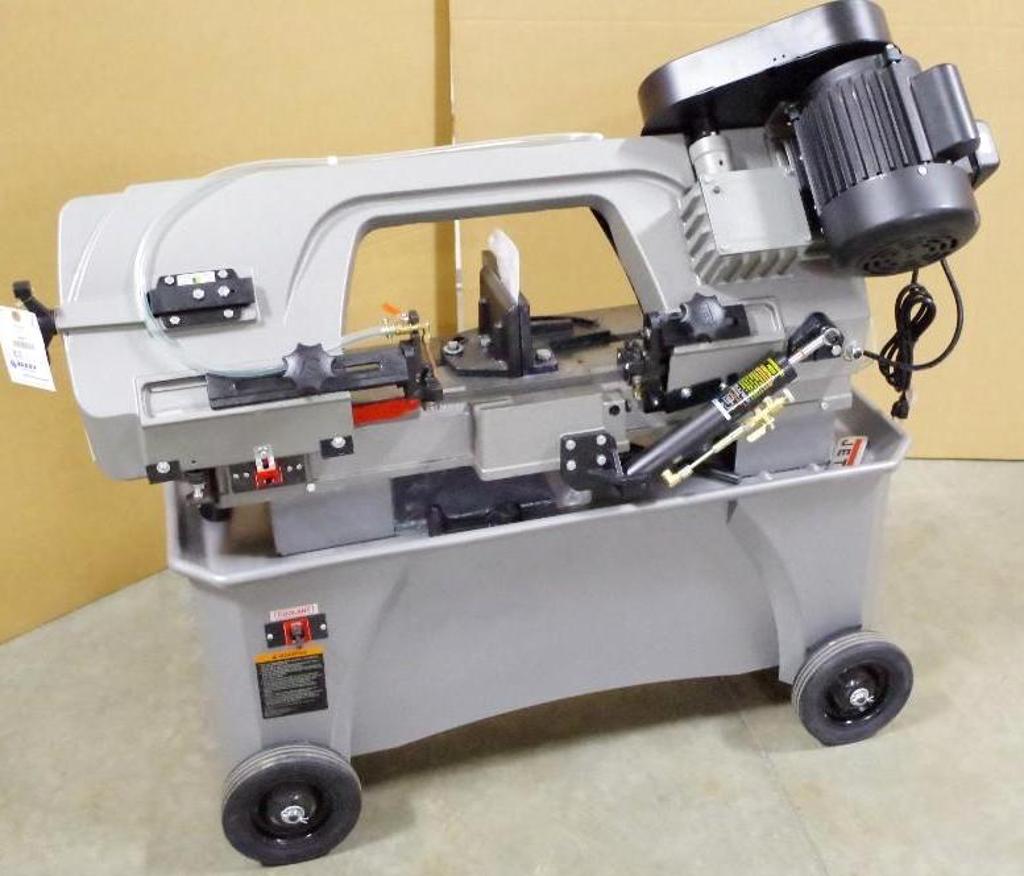 NEW JET 7x12 Horizontal/Vertical Bandsaw w/ Coolant Pump & Adjustable Speed & Feed Dual Voltage
