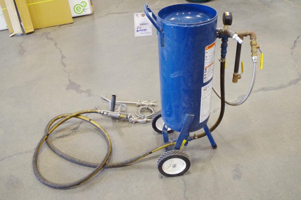 TRUMAN SAND BLAST Sand Blasting Machine (M/N 99S) w/ (3) Cleaveland