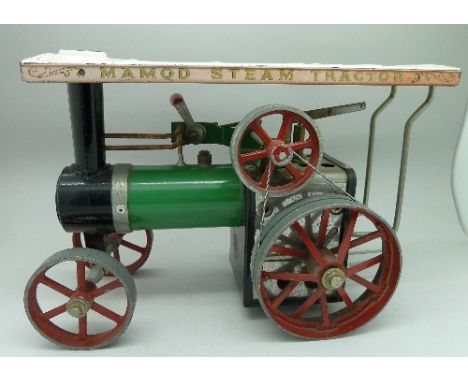 A Mamod TE1A steam tractor