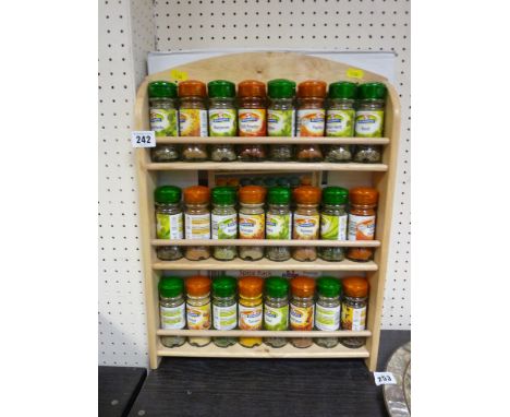 Complete boxed Schwartz spice rack with contents (dates!!)
