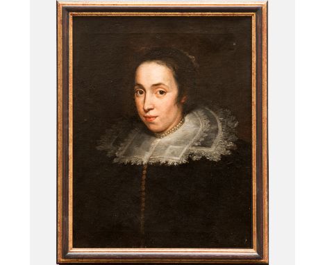 Dutch Artist 18th/19th Century, Portrait of an elegant lady, oil on canvas, framed. 60X46cm