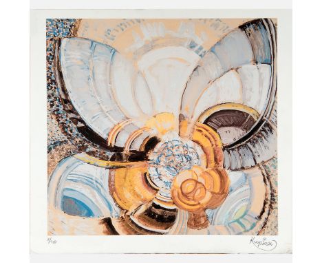 František Kupka (1871-1957)-graphic, Composition, colour lithograph on paper; numbered; signed on paper with edition seal. 50