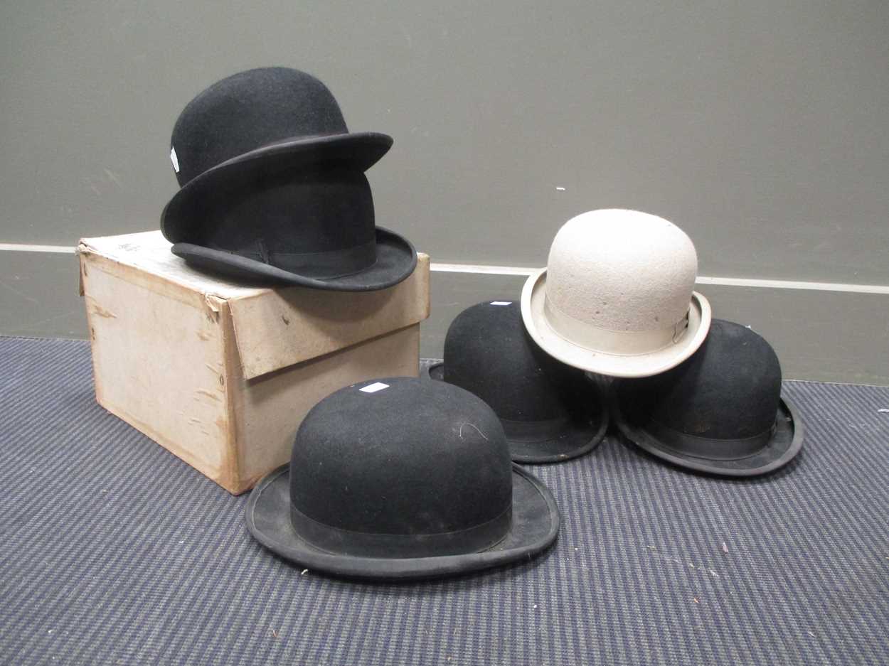 Bowler store hat helmet