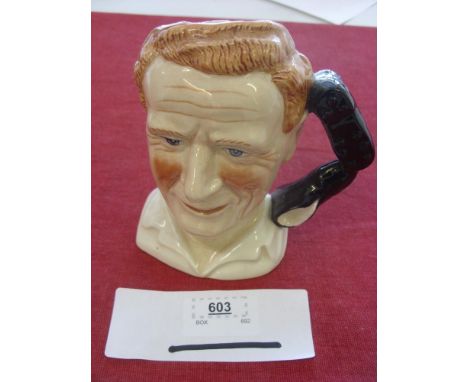 Tom Finney, a superb ceramic potter figure of Sir Tom, Limited Edition, produced by Wood Pottery of Burslem, Stoke On Trent (