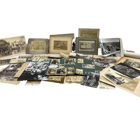 Victorian and later photographs including St Peters Eleven cricket team 1867, Suez Canal, Andrew Wiard London - Grunwick Pick