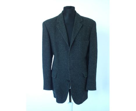 A Calvin Klein jacket, grey, patch pockets, lined, UK size 42, wool blend