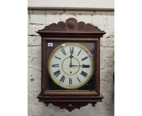 LARGE ANTIQUE WALL CLOCK 