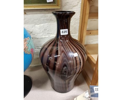 LARGE STUDIO ART GLASS VASE