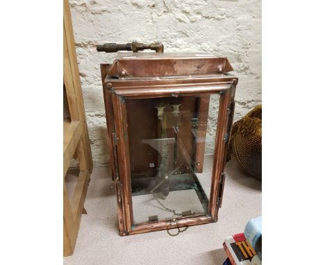 ANTIQUE COPPER GAS LIGHT