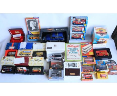 Mixed collection of diecast model vehicles including limited editions, various manufacturers and scales to include a 1/18 Aut