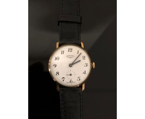 A 9ct gold gentleman's Rotary wristwatch 