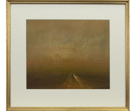 * KEN HILDREW (BRITISH b. 1934 - ), LOW WATER, SAUNTON SANDS oil on board, signed, titled verso 29cm x 35cm Mounted, framed a