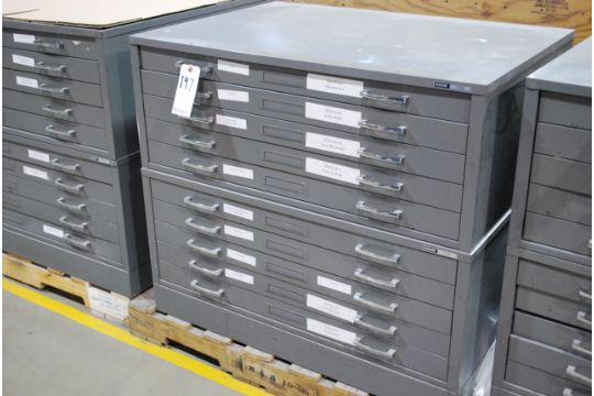 Mayline C File 10 Drawer Flat File Cabinet No Contents