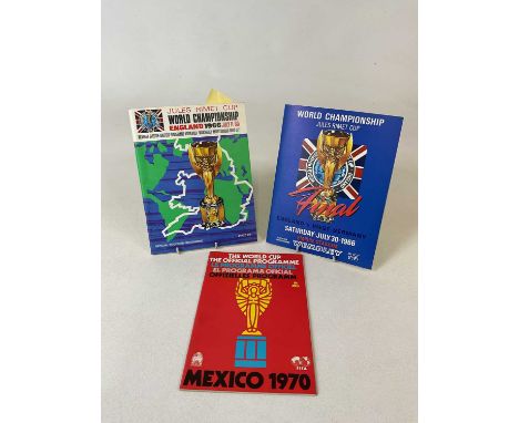 ENGLAND WORLD CUP WINNERS 1966; official programme for the final, a 1966 souvenir programme with ticket stub for the eighth f