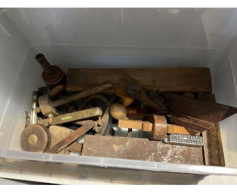 A quantity of various woodworking tools, to include micrometers, calipers, spring calipers etc.