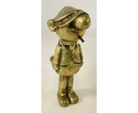 A brass model of Andy Capp, height 22cm.