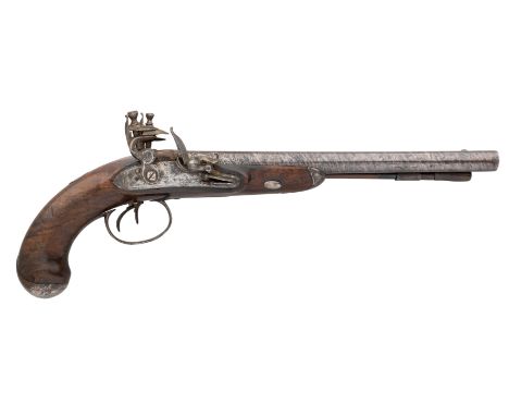 Ⓦ&nbsp;A 22 BORE D.B. FLINTLOCK PISTOL BY J. PROBIN^ MAKER TO HIS R.H. THE PRINCE OF WALES^ CIRCA 1780¦with rebrowned twist s