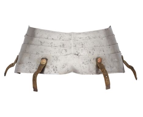 Ⓦ&nbsp;A SKIRT IN THE WESTERN EUROPEAN LATE 15TH CENTURY STYLE^ 19TH CENTURY¦formed of four upward-lapping medially-ridged la
