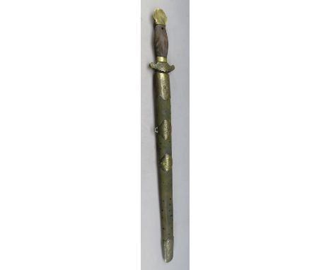 A COMPOSITE CHINESE SWORD^ QING DYNASTY^ 19TH CENTURY; AN ASIAN SWORD^ 20TH CENTURY^ PROBABLY CHINESE AND ANOTHER SWORD^ 20TH