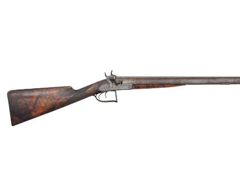 Ⓦ&nbsp;A 14 BORE D.B. TUBE-LOCK SPORTING GUN BY CHARLES LANCASTER^ 151 NEW BOND STREET^ LONDON^ NO. 737^ CIRCA 1835¦with brow